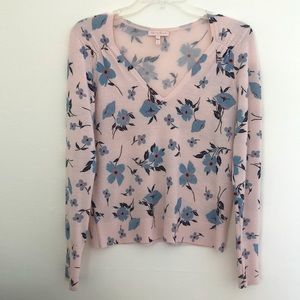 Rebecca Taylor pink cashmere sweater